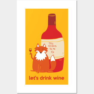 Let's Drink Wine Posters and Art